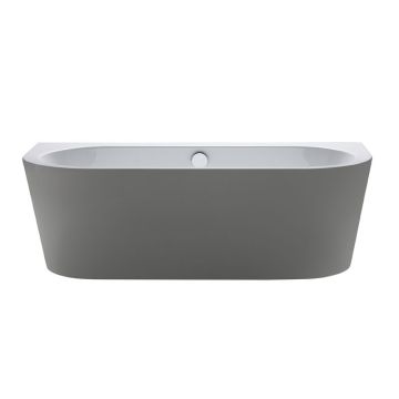 Repabad Livorno Freistehende Badewanne - 180/80 oval F Wand - Acryl