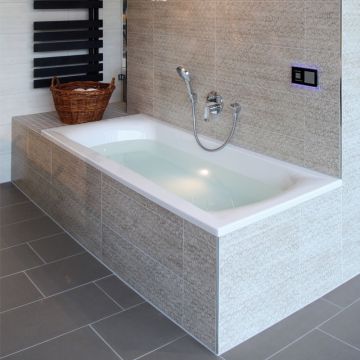 Repabad Arosa Rechteck-Badewanne 190 - Acryl, in Weiß, Ambiente