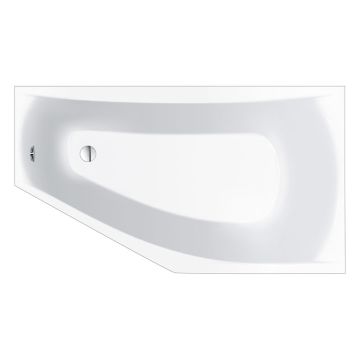 Repabad Arosa Eck-Badewanne Eco - 160/90 links - Acryl, in Weiß
