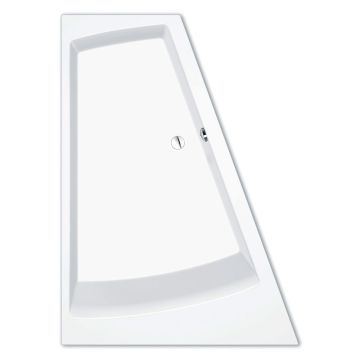 Repabad Genf Duo Badewanne Spezialform - 180 rechts - Acryl - ca. 260 Liter
