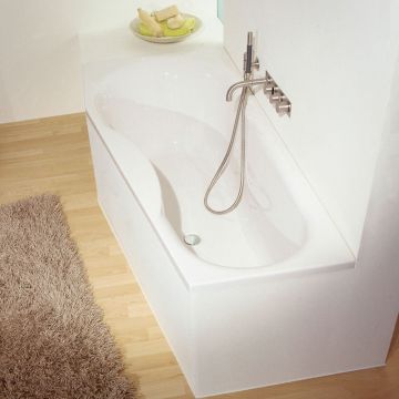 Repabad Tika Raumspar-Badewanne - 170 rechts - Acryl - ca. 140 Liter - Beispiel