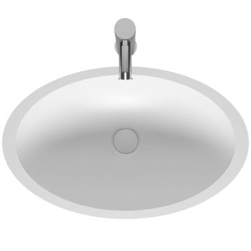 Riho Solid Surface Aufsatzwaschtisch Avella Oval - 58 cm