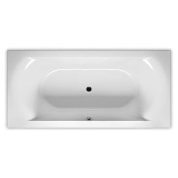 Riho Rechteck-Badewanne Linares - Acryl - 180 x 80 cm, Farbe Weiß