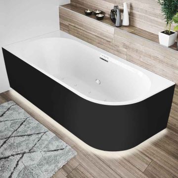 Riho Badewannen Eck-Badewanne Desire Corner Rechts mit Sparkle Mood System, Ambi