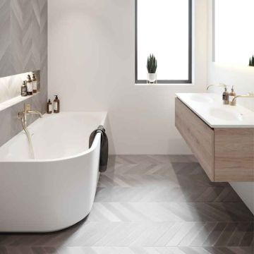 Riho Badewannen Eck-Badewanne Desire Corner Links - Acryl - 170 x 77 cm Ambiente