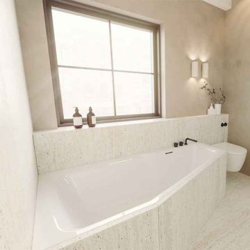Riho Badewannen Raumspar-Badewanne Rethink Space Rechts - Acryl - 160 x75 cm, 18
