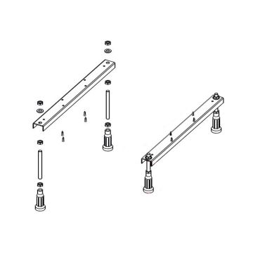 Riho Zubehör Badewannenfüße Fußset 01U für diverse Riho Badewannen