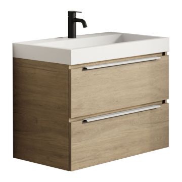 Riho Spring Vow Waschtisch mit Unterschrank Set 7 - 80 cm, Mineralguss-WT