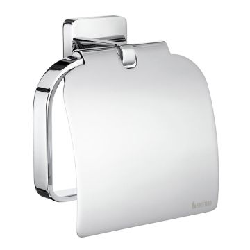 Smedbo ICE Toilettenpapierhalter mit Deckel Verchromt