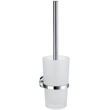 Smedbo HOME Bürstengarnitur - Verchromt, mit Mattglas