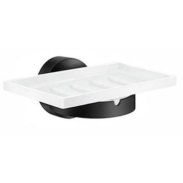 Smedbo HOME Seifenschale / Seifenschalenhalter - Gold gebürstet, Porzellan