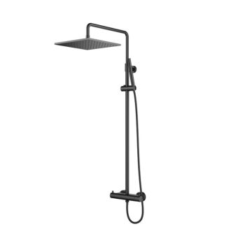 Treos Thermostat Duschsystem und höhenverstellbare Regenbrause
