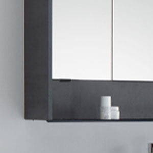 Ablageblech in Schwarz Matt inkl. schwarze Griffe: Ablageblech in Schwarz Matt inkl. schwarze Griffe