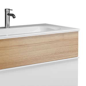 ohne Plisséefront - Tectona Dekor Zimt: ohne Plisséefront - Tectona Dekor Zimt