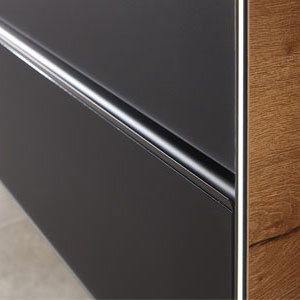 Griffleiste Schwarz Matt: Griffleiste Schwarz Matt