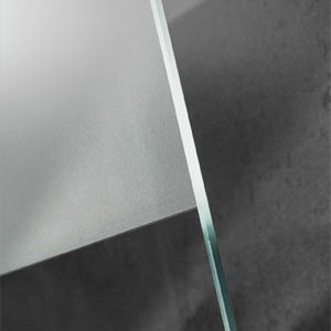 Echtglas - Mattierung mittig: Echtglas - Mattierung mittig