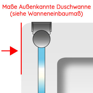 auf Duschwanne: auf Duschwanne