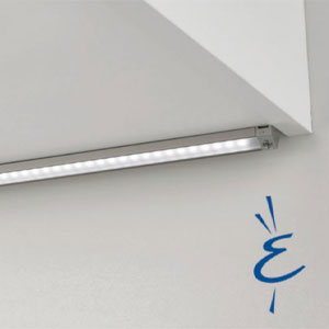 2x LED, Derby II Edelstahl-Optik, 2700-6500 K, Breite: 74 cm: 2x LED, Derby II Edelstahl-Optik, 2700-6500 K, Breite: 74 cm