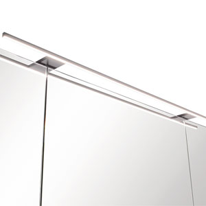 2x LED, Edelstahl-Optik, 7 Watt, 2700-6500 K, Breite: 70 cm: 2x LED, Edelstahl-Optik, 7 Watt, 2700-6500 K, Breite: 70 cm