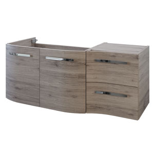 2 Drehtüren, 2 Auszüge - Breite: 117 cm: 2 Drehtüren, 2 Auszüge - Breite: 117 cm