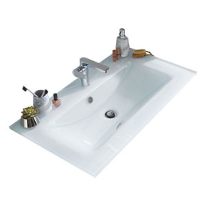 Glas, Optiwhite, externer Überlauf: Glas, Optiwhite, externer Überlauf