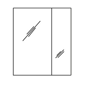 Große Tür links, kleine Tür rechts: Große Tür links, kleine Tür rechts