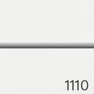 Weiß Hochglanz -  chromfarbene Einlage: Weiß Hochglanz -  chromfarbene Einlage