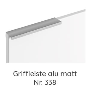 Griffleiste alu matt: Griffleiste alu matt