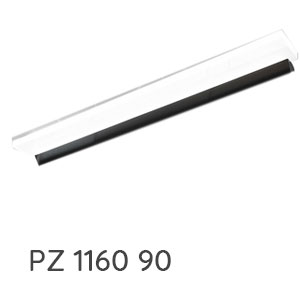 LED-Aufsatzleuchte schwarz matt - 934 mm: LED-Aufsatzleuchte schwarz matt - 934 mm