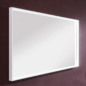 Alurahmen weiß matt lackiert - 1200 mm Breite: Alurahmen weiß matt lackiert - 1200 mm Breite